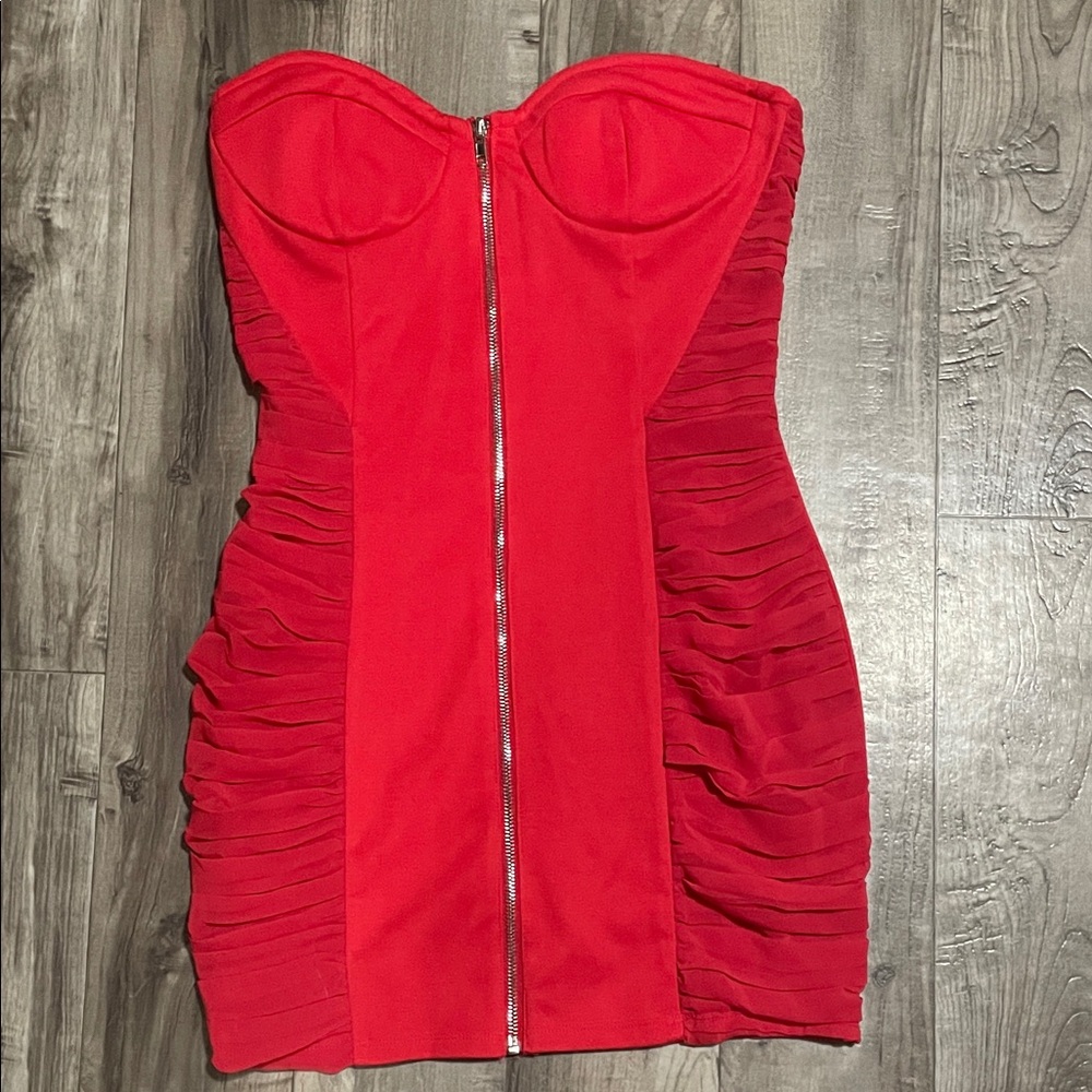 Strapless Mini Dress